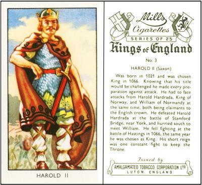 A495-125  [tobacco : UK] Amalgamated Tobacco Mills brand "Kings & Queens" (1954) 3/25