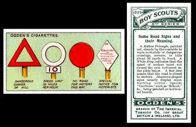 O100-412.5 [tobacco : UK] Ogden Boy Scouts 5th Series (1914) card 223/225