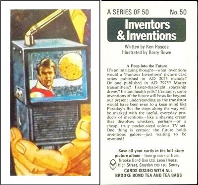 [trade : UK] Brooke Bond "Inventors & Inventions" (1975) 50/50
