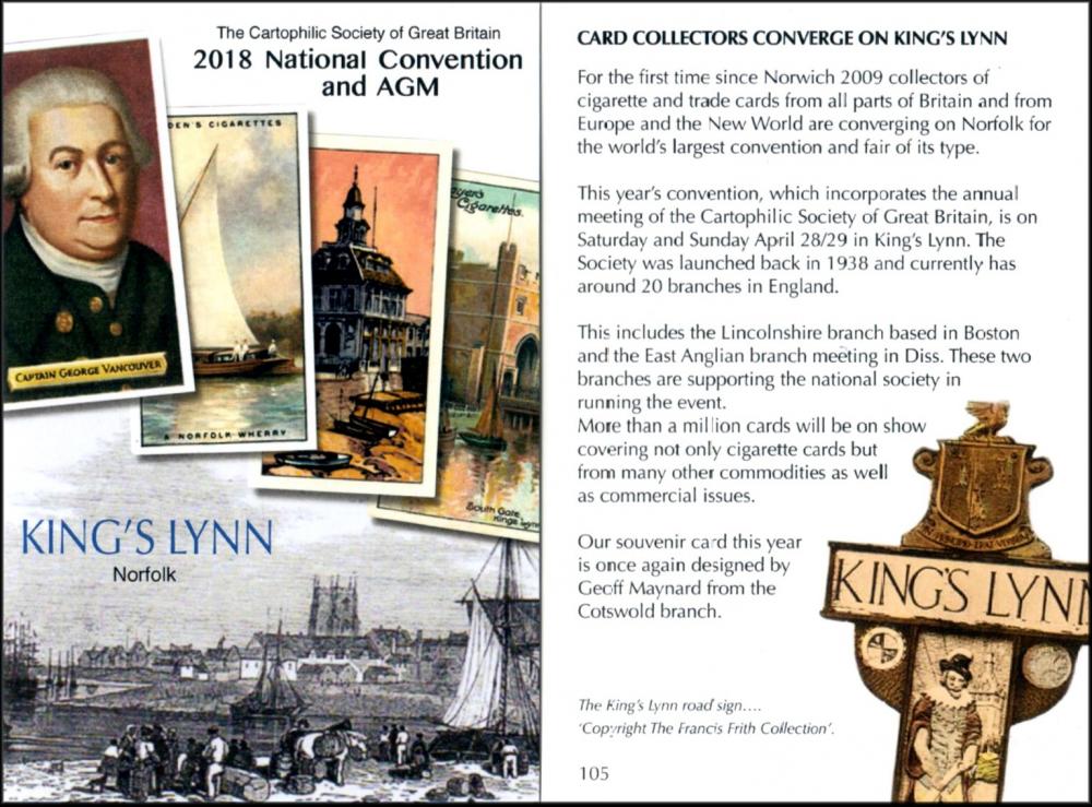 2018 Convention Commemorative Card