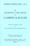 Lambert & Butler Reference Book RB.9
