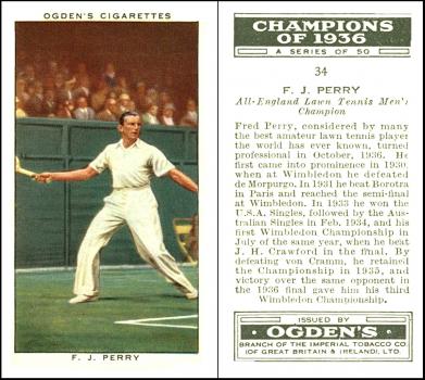 Ogdens "Champions of 1936"