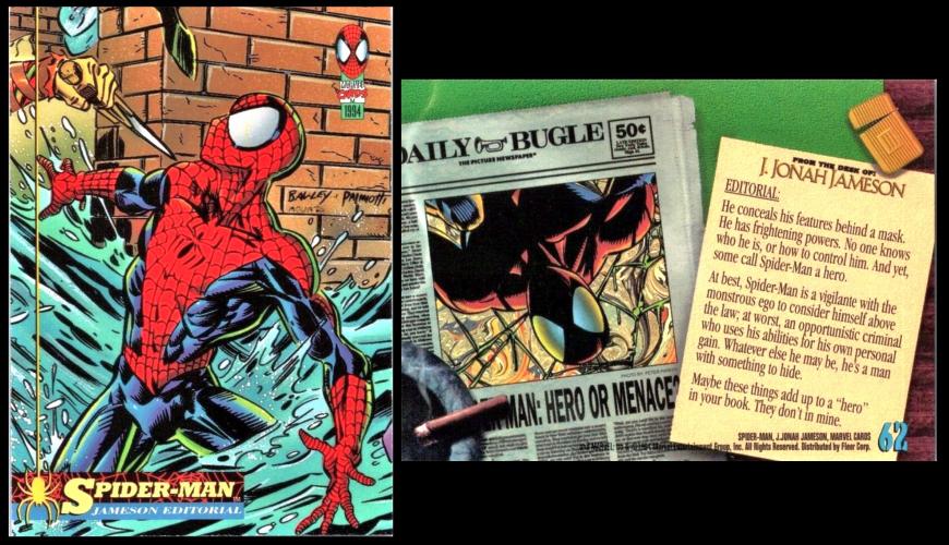 Spider-Man 1994 Fleer Card