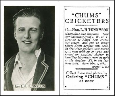CHU-020 / CHU-1 ""Chums" Cricketers" (1923)