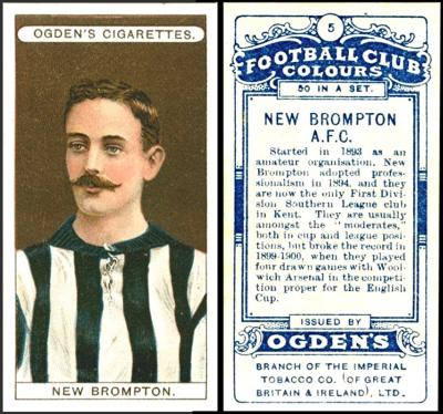 O100-428 [tobacco : UK] Ogden `s Limited “Football Club Colours” (1906) 5/51