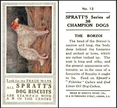 SPR-080 : SPT-4 [trade : UK] Spratts` “Champion Dogs” (1926) 