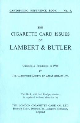 Lambert & Butler Reference Book RB.9