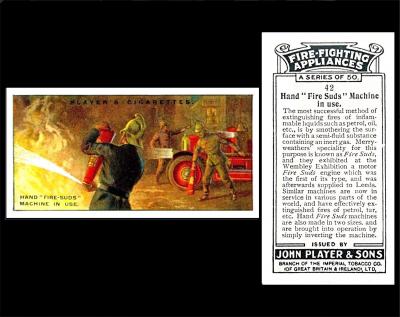 P644-200 [tobacco : UK] John Player "Fire Fighting Appliances" (December 1930) 42/50
