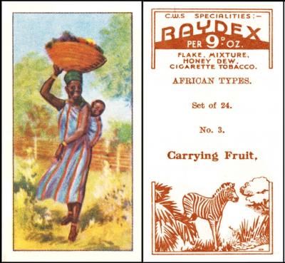 C792-420 : C130-21 [tobacco : UK] Co-Operative Wholesale Society Ltd. (C.W.S) "African Types" (1936) 3/24