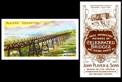 P644-054 : P72-23 : P43 [tobacco : UK] John Player “Celebrated Bridges” (November 1903) Un/50. 