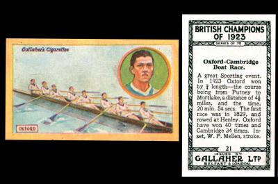 Gallaher "British Champions of 1923"