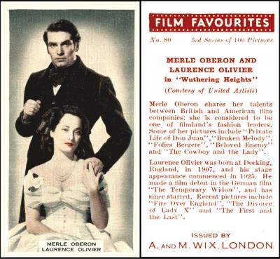A & M Wix "Film Favourites" third series