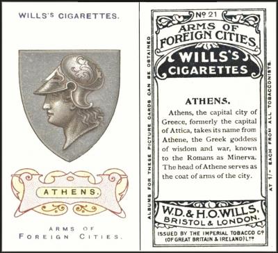 W.D. & H.O. Wills “Arms of Foreign Cities” (1912) 21/50