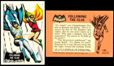 AAB-040.1a,b [trade : UK] A & B.C. Gum "Batman" (1966) 40/55