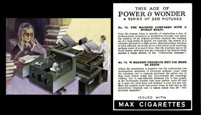 W800-20 : W70-4 [tobacco : UK] A & M Wix, Max brand “The Age of Power and Wonder” (1935) 76/250