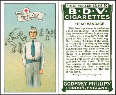 P521-255 : P50-36 : RB.13/78 [tobacco : UK] Godfrey Phillips "First Aid Series" (1908-1918) 10/25 