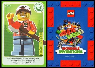 Lego/Sainsburys "Create The World" (2018) card 7