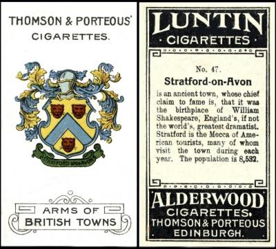 Thomson & Porteous "Arms of British Towns"