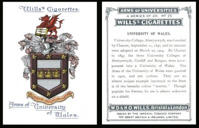 W.D. & H.O. Wills "Arms of Universities"