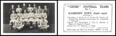 Chums "Football Teams 1922-23"