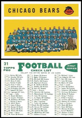 Topps Football 1960