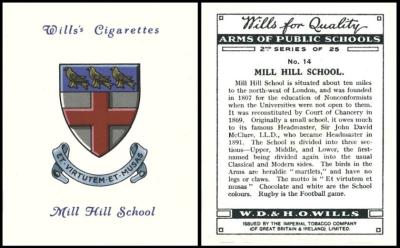 Wills Arms of Public schools 2nd