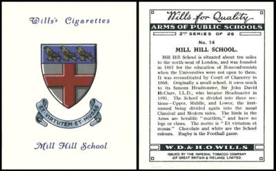 Wills Arms of Public schools 2nd 