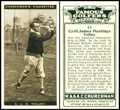 Churchman famous golfers