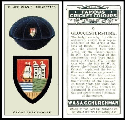 Churchman Famous Cricket Colours
