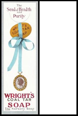 Wrights soap bookmark