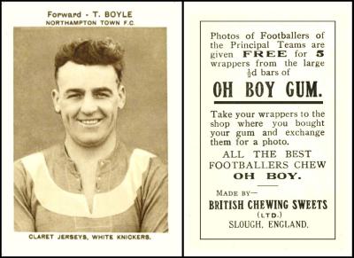 British Chewing Sweets Footballers