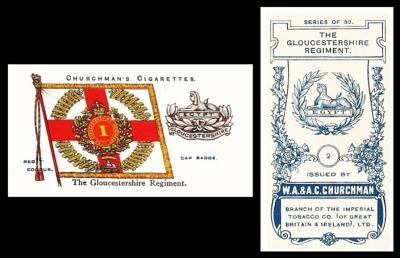 churchman regimental colours and cap badges