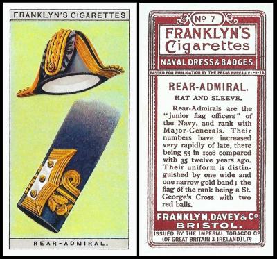 Franklyn Naval Dress and Badges