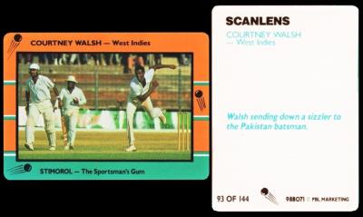 Scanlens Stimorol Cricket 1988-9