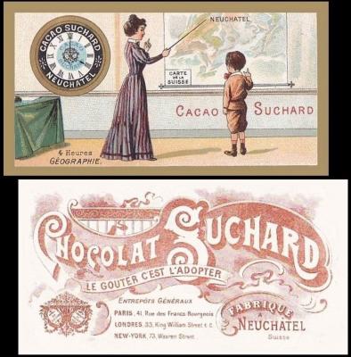 Suchard Heures de la journée d'un enfant