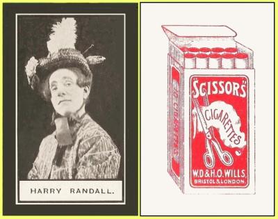 Wills Music Hall Celebrities Scissors