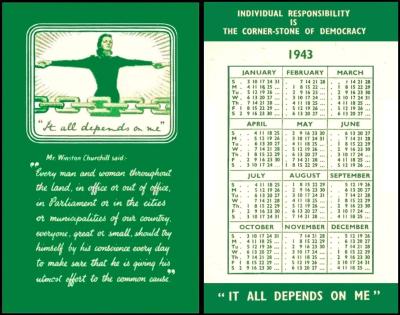 Ardath It all depends on me 1943 calendar