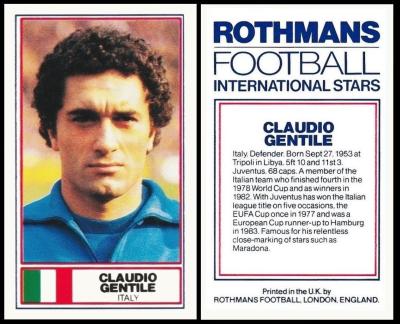 Rothmans Football International Stars