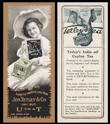 Tetley India Ceylon Bookmark