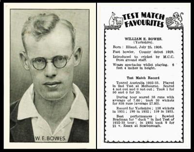 Amalgamated Press Test Match Favourites
