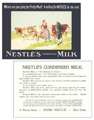 nestle showcard