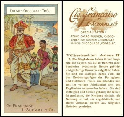 Schaal Volkertrachten Asiens II