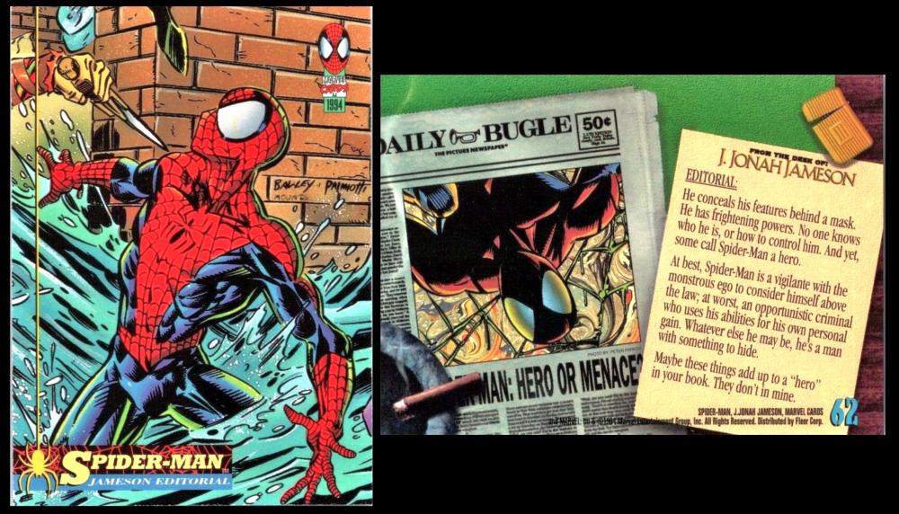 Spider-Man 1994 Fleer Card