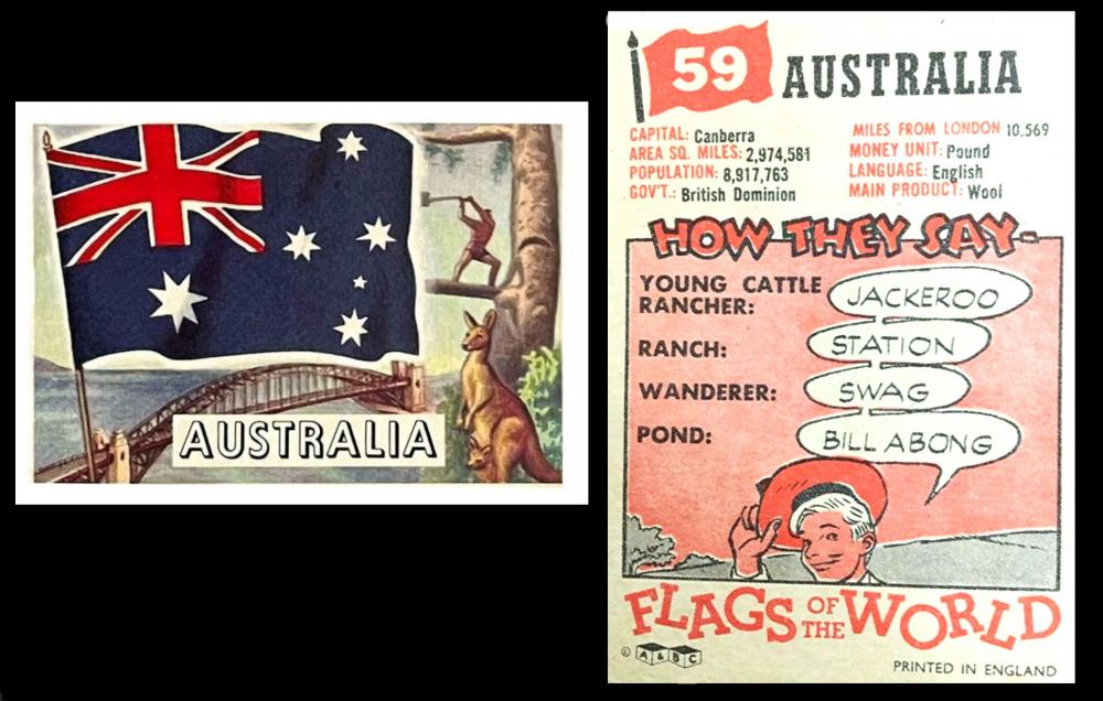 A & B.C. Gum "Flags"