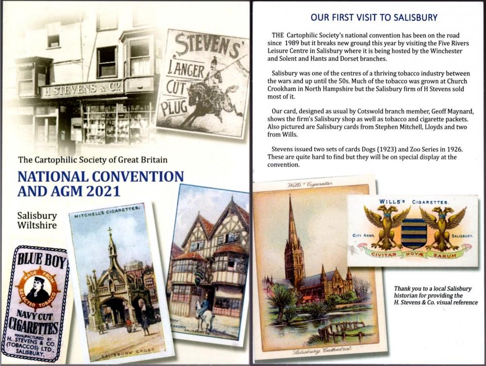2021 Convention Commemorative Card