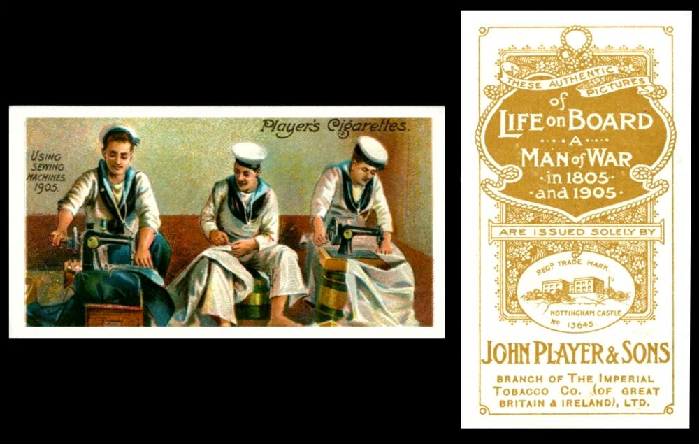 John Player "Life on Board a Man o war 1805 and 1905"