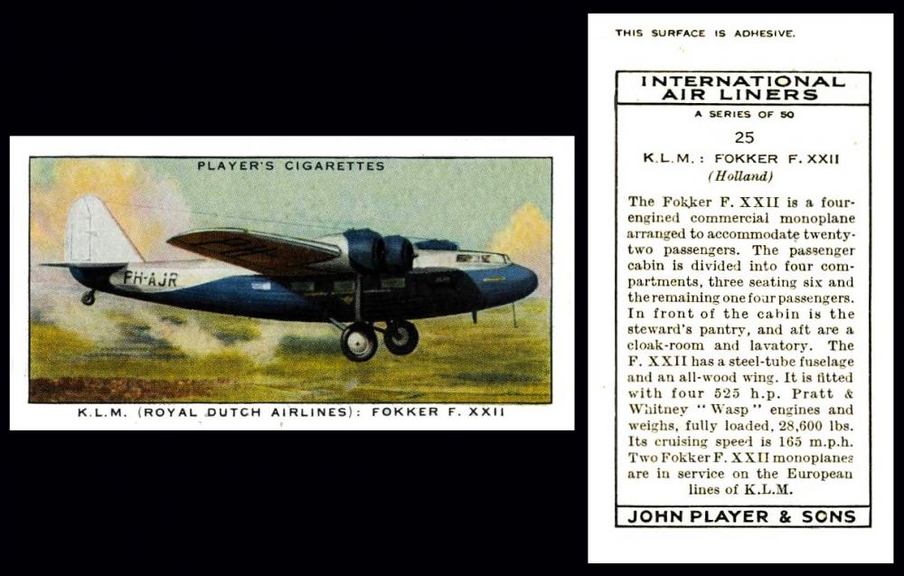 John Player "International Air Liners"