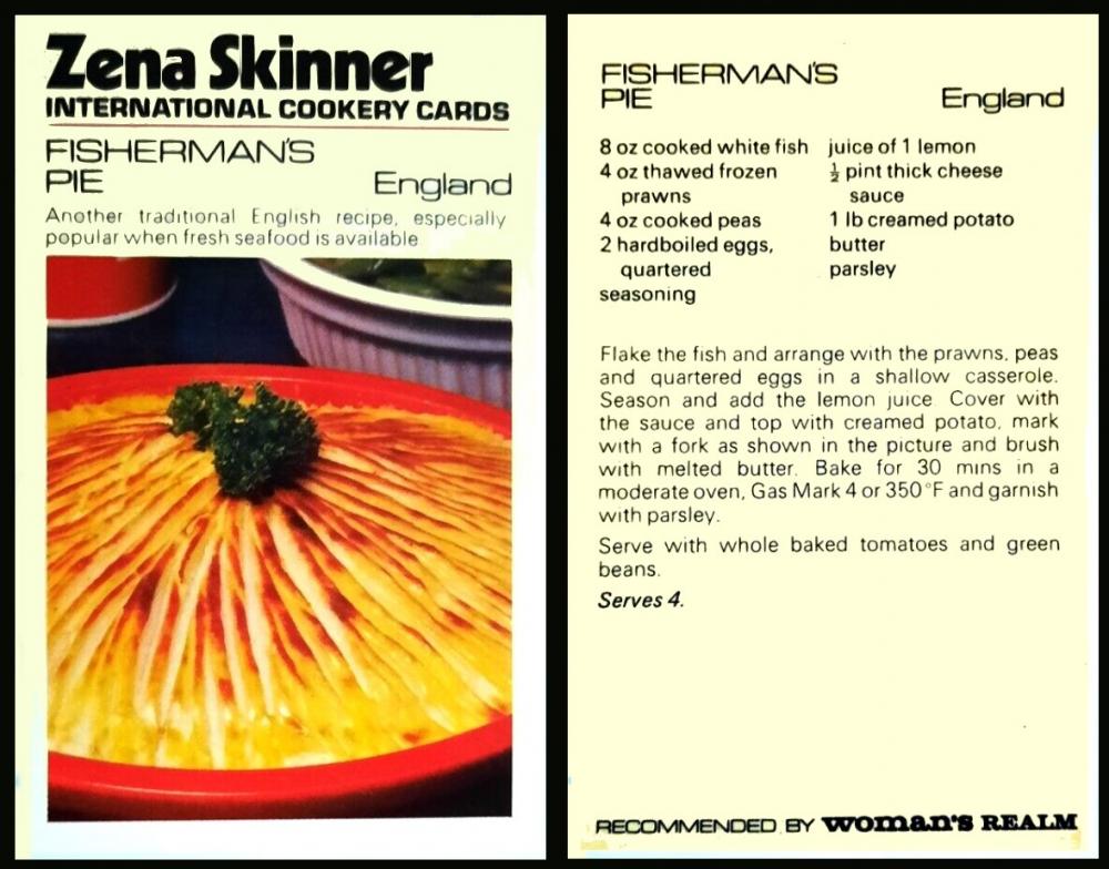 Brooke Bond "Zena Skinner Cookery Cards"
