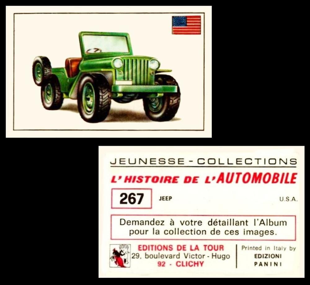 Panini histoire automobile