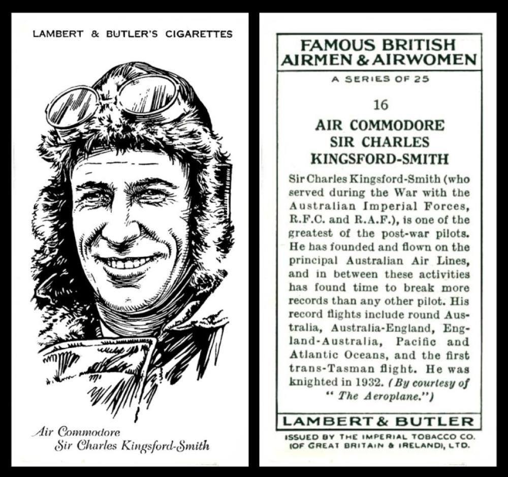  Lambert and Butler "Famous British Airmen and Airwomen"